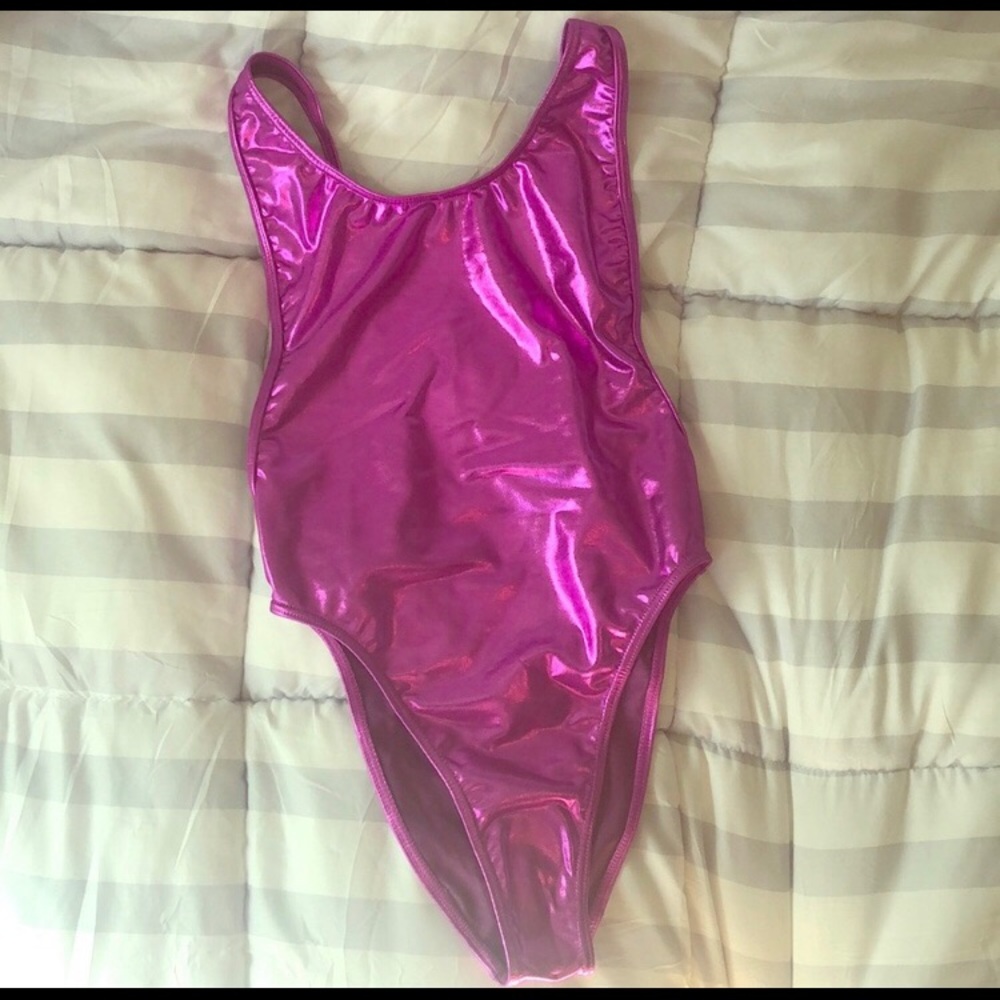 NWT American Apparel Metallic Bodysuit